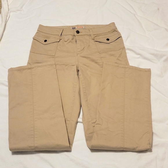 Faded Glory Khaki Pants Size 8 - Picture 1 of 4